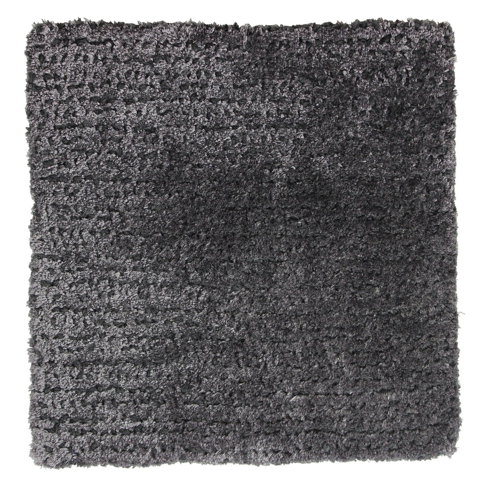 Perfect Match - Eucalyptus &amp; Wool rug, Hand tufted,12 mm pile, dark grey 
