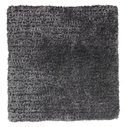 Perfect Match - Eucalyptus &amp; Wool rug, Hand tufted,12 mm pile, dark grey 