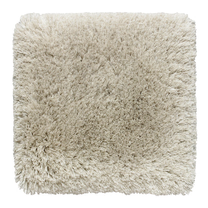 Show Off -  Mohair &amp;  Bamboo rug, Hand tufted, 40 mm pile, beige