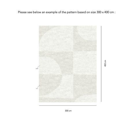 Solid Ground - New Zealand Wool rug, Hand tufted