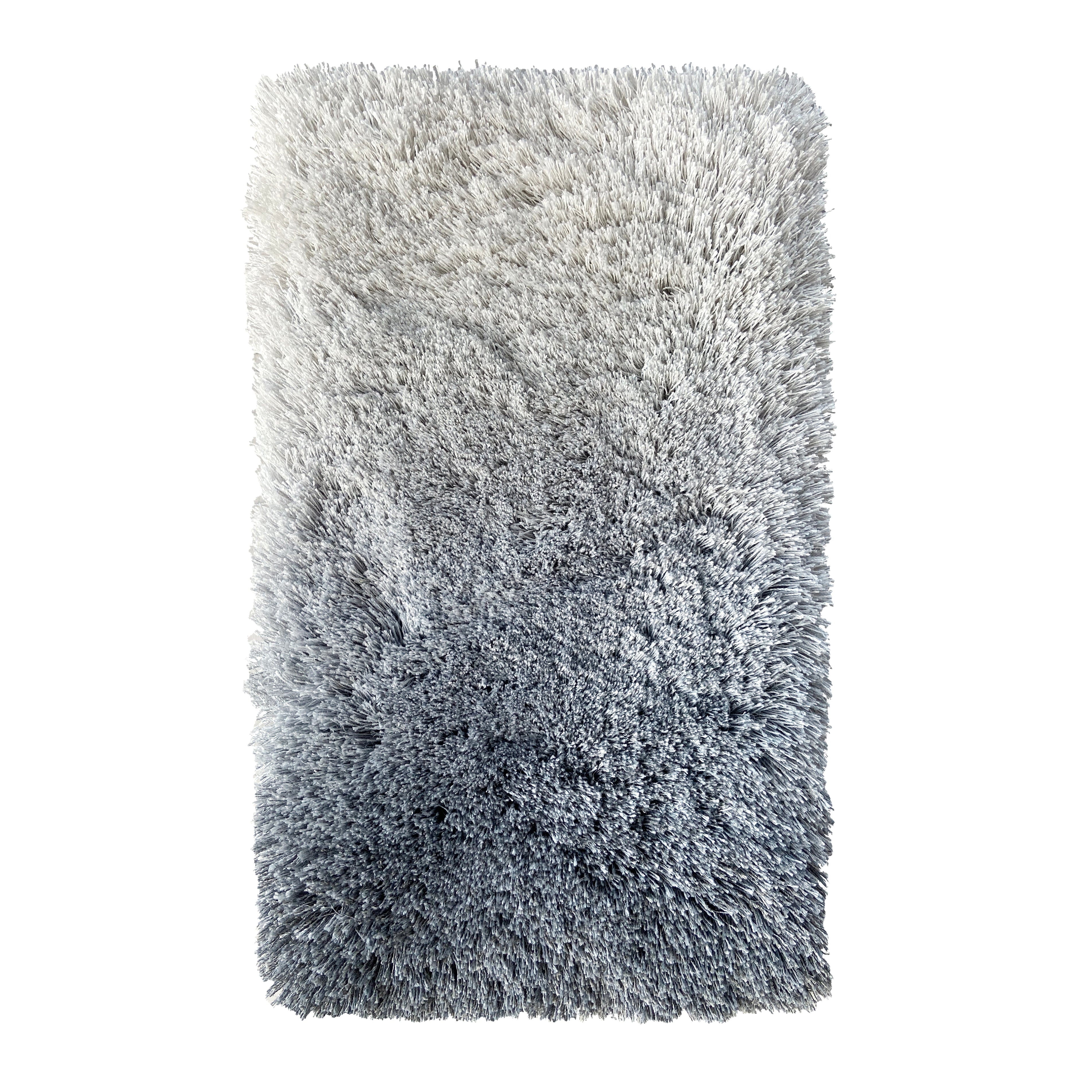 Show Off gradient -  Mohair &amp; Bamboo rug, Hand tufted