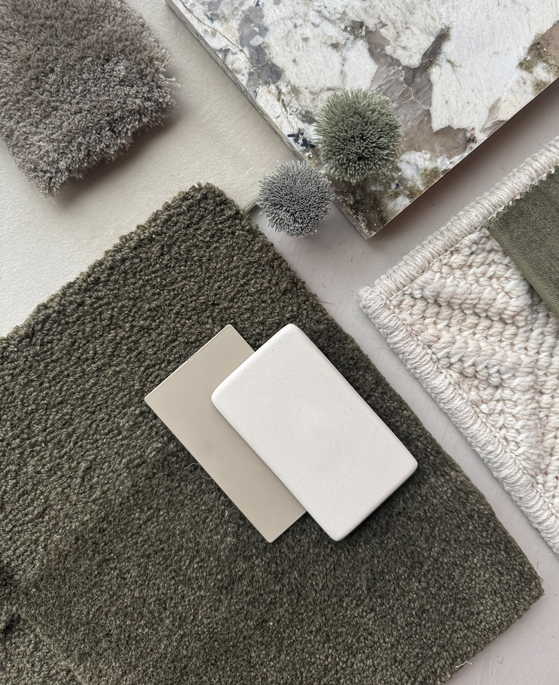 Solid Ground - Color 9618 New Zealand Wool rug, Hand tufted