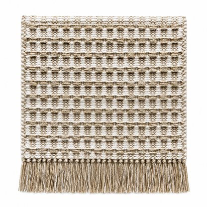 Time Flies - Wool &amp; Eucalyptus rug, Hand woven