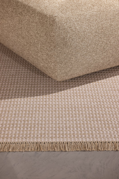 Time Flies - Wool &amp; Eucalyptus rug, Hand woven