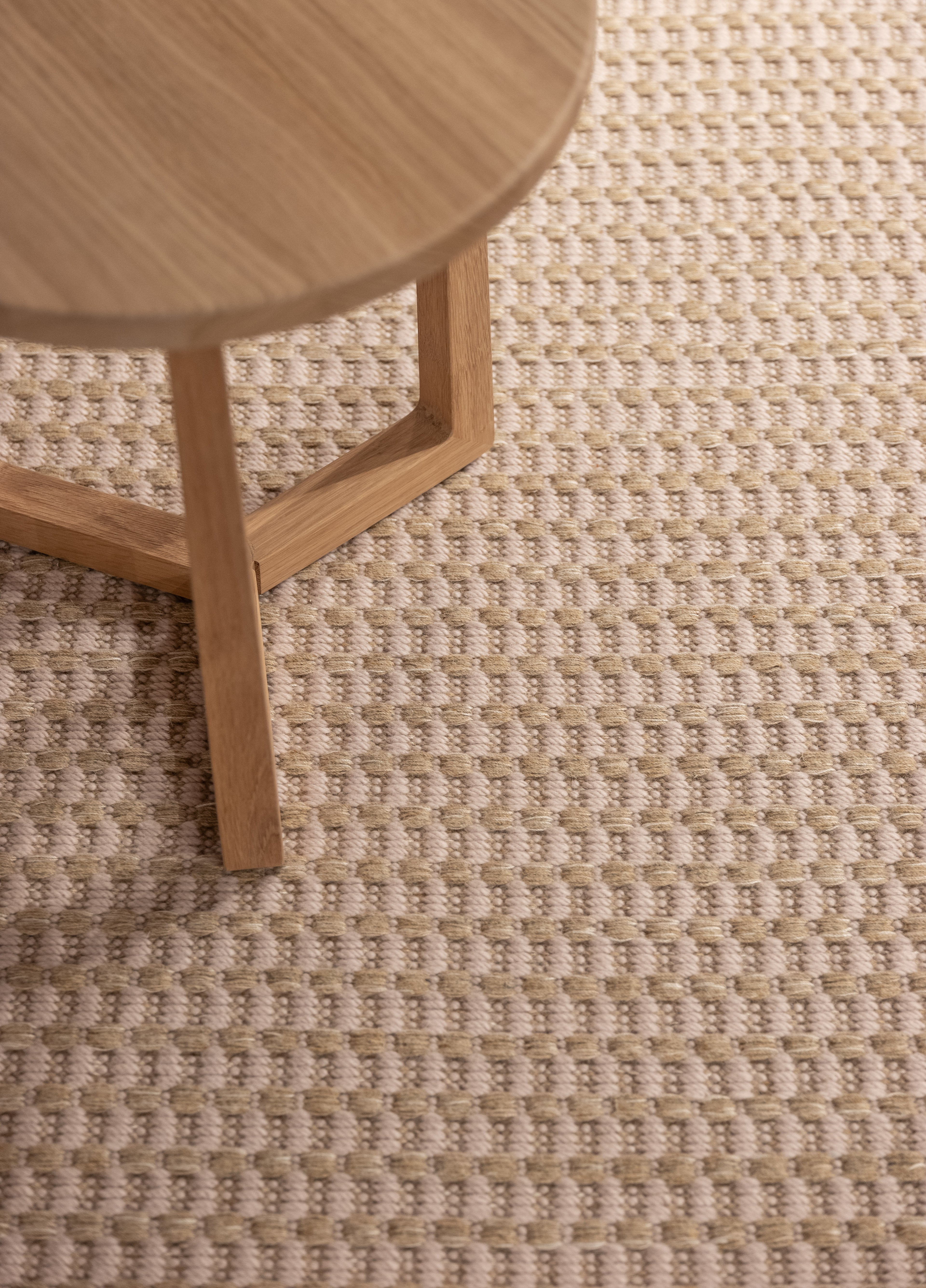 Time Flies - Wool &amp; Eucalyptus rug, Hand woven