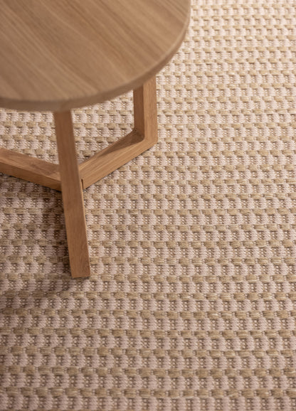 Time Flies - Wool &amp; Eucalyptus rug, Hand woven
