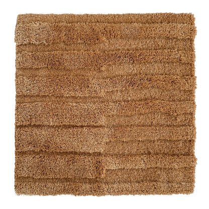 Un fold  -  Mohair Rug, Hand tufted, 14 mm &amp; 20 mm pille, bronze