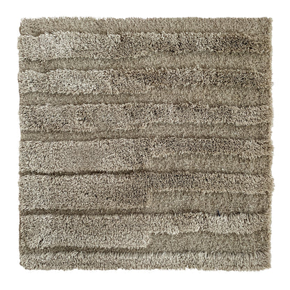 Un fold  -  Mohair Rug, Hand tufted, 14 mm &amp; 20 mm pille, taupe