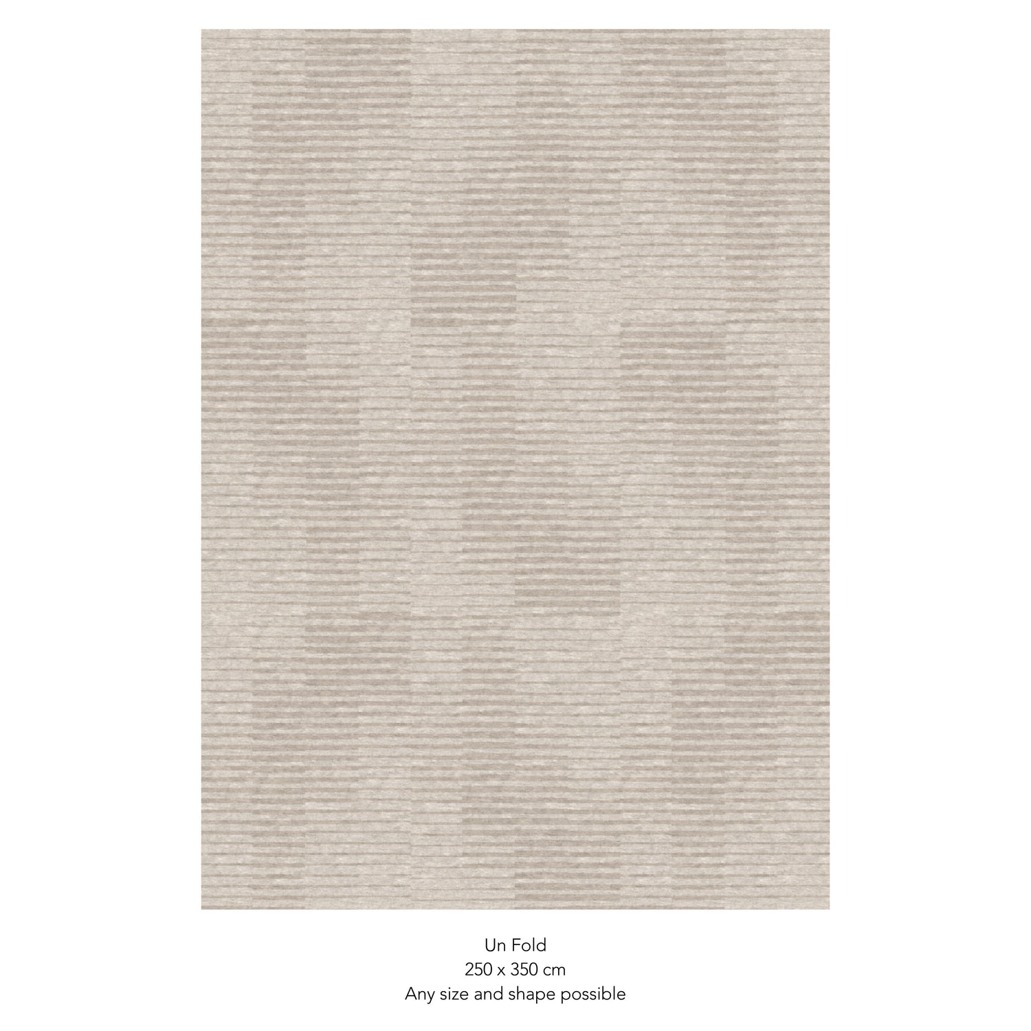 Un Fold -  Mohair rug,  Hand tufted