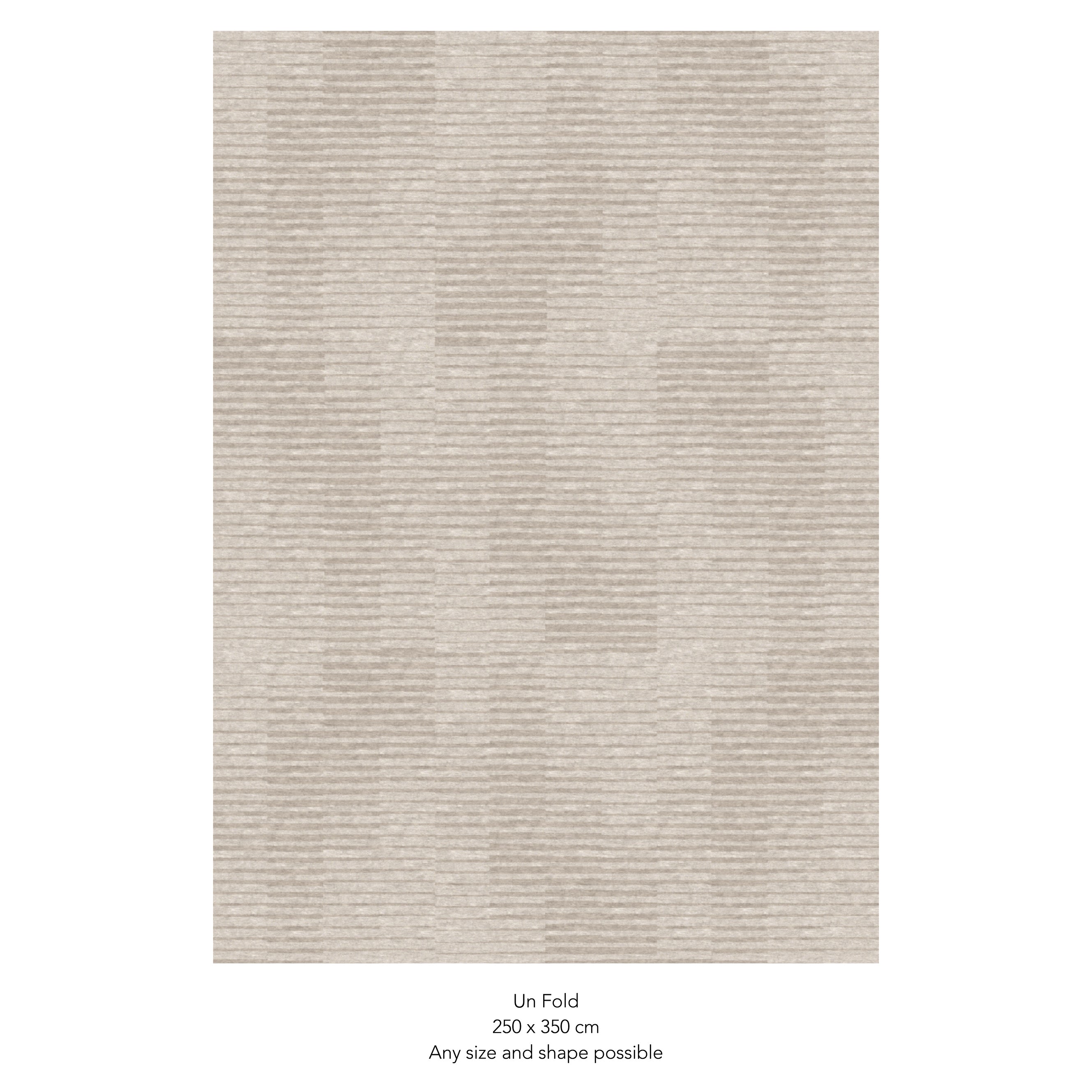 Un Fold -  Mohair rug,  Hand tufted
