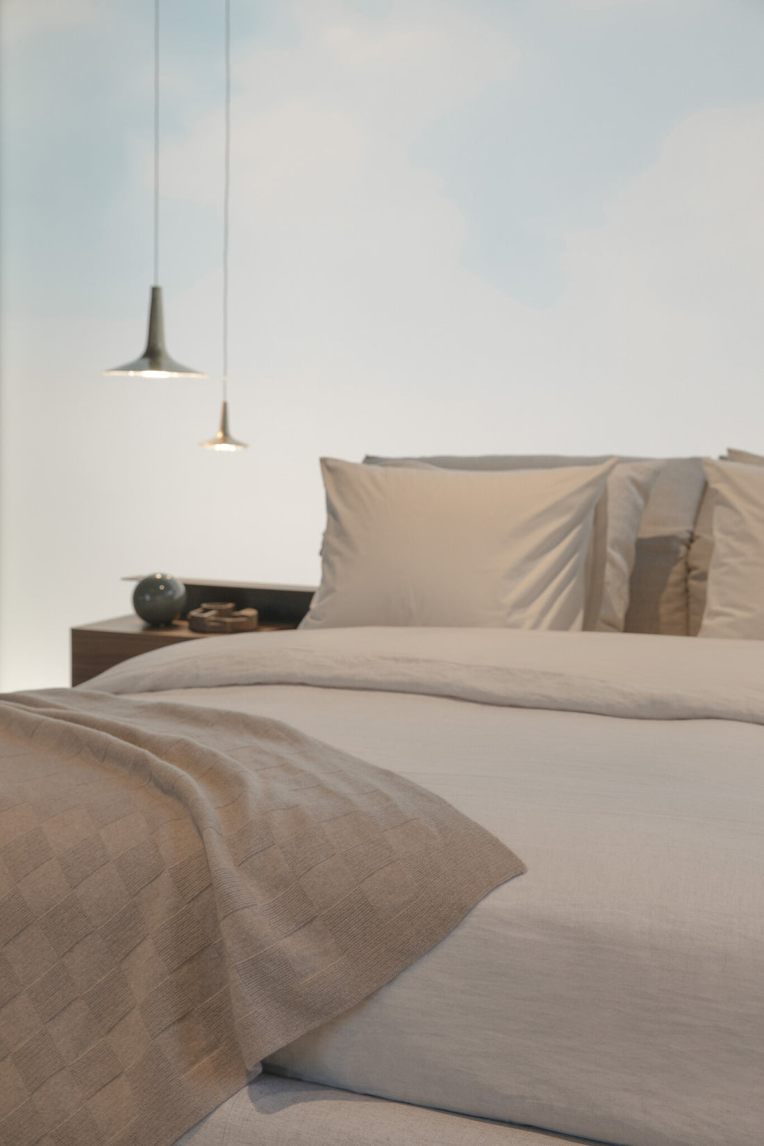 Bedlinen and Throw at Flexform Flagship Store Amsterdam