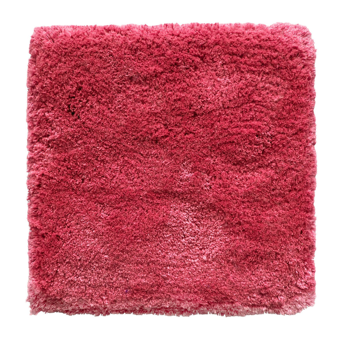 Cotton Candy 22 - Cotton rug, Hand tufted,22mm pile, cherry red