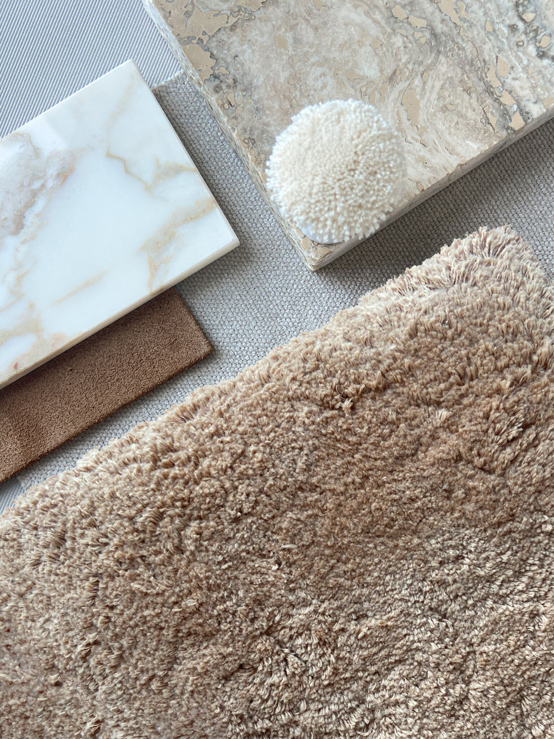 Cotton Candy 22 - Color 54 Cotton rug, Hand tufted