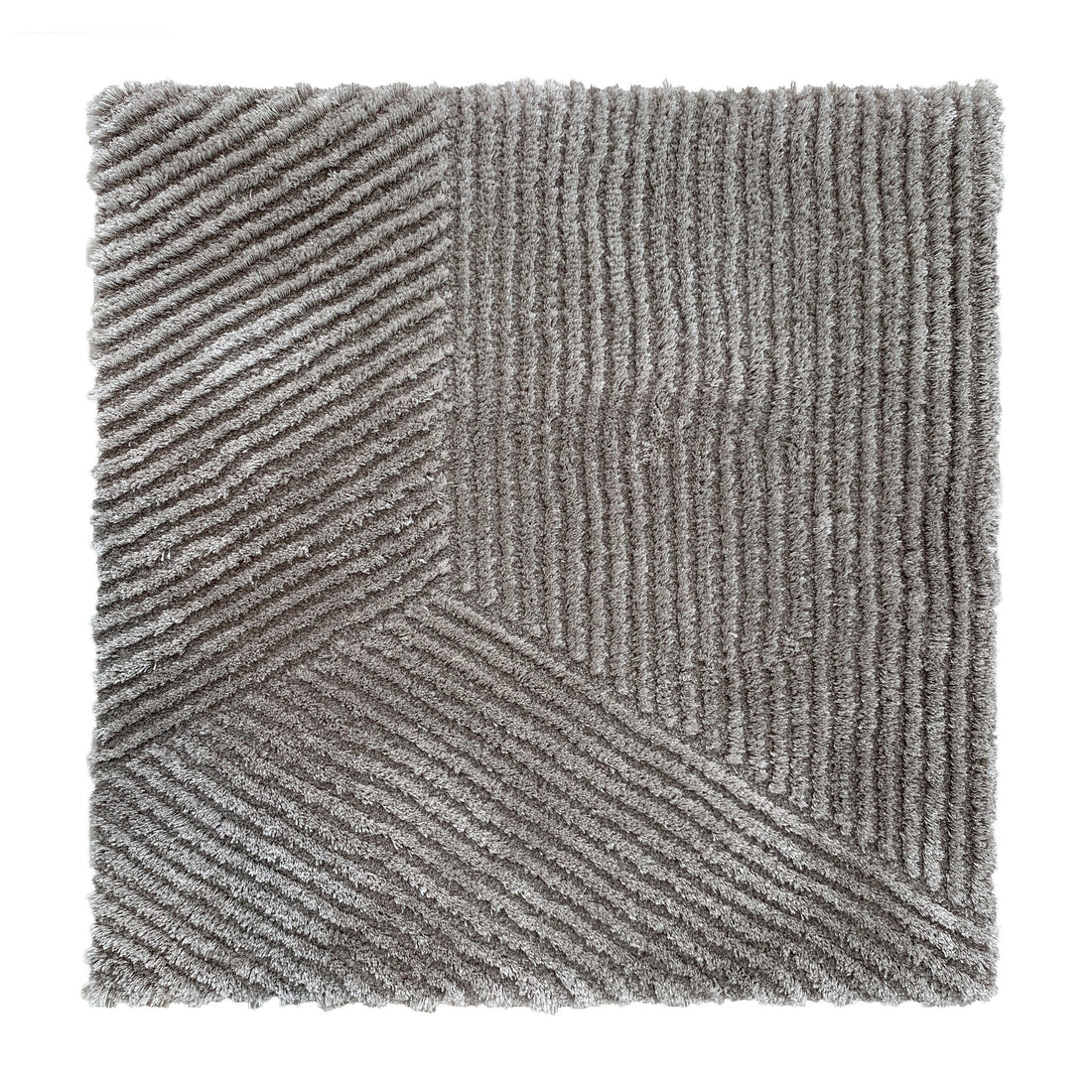 Day Light pattern B -  Bamboo, Hand tufted,14 / 19 mm pile, gray 