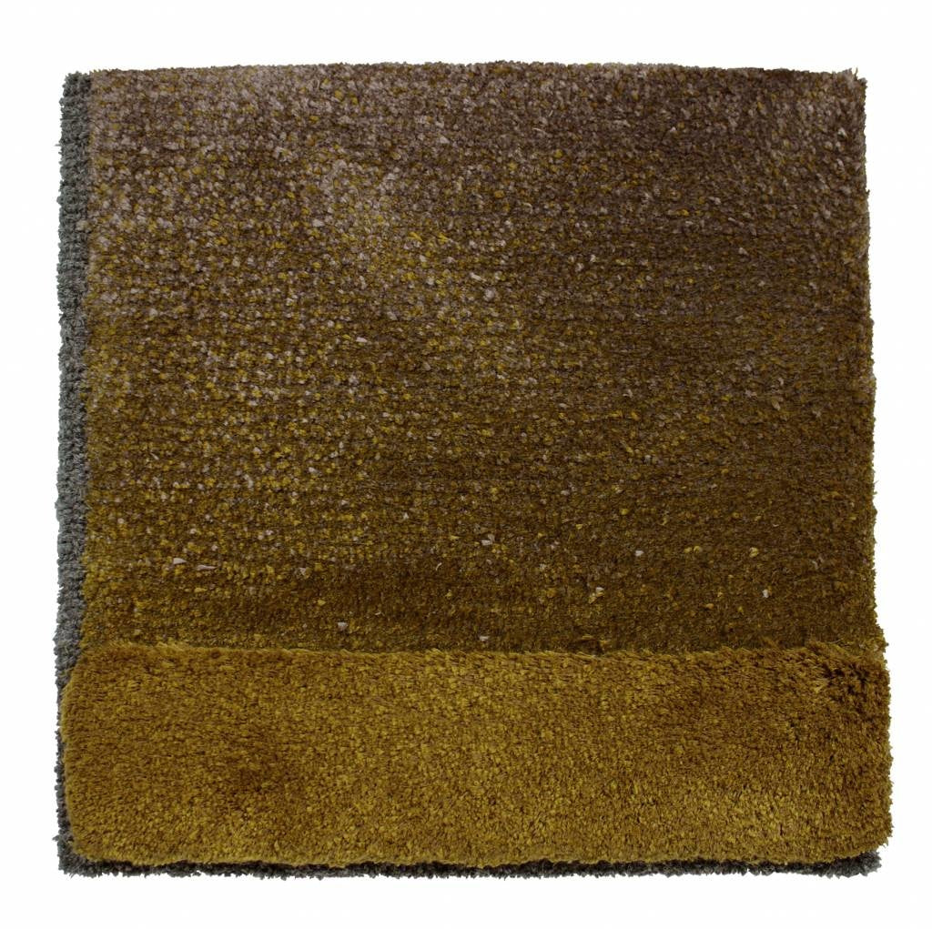Eucalyptus &amp; Mohair rug, Hand tufted, mos groen