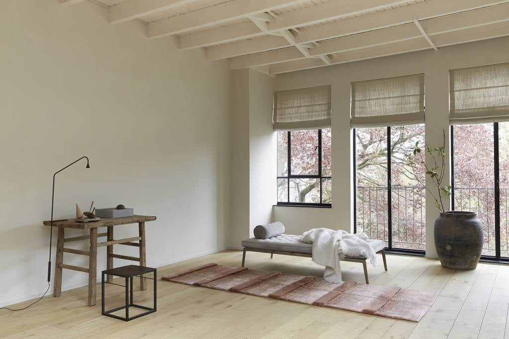 En Suite - Color 3204 Eucalyptus &amp; Mohair rug, Hand tufted