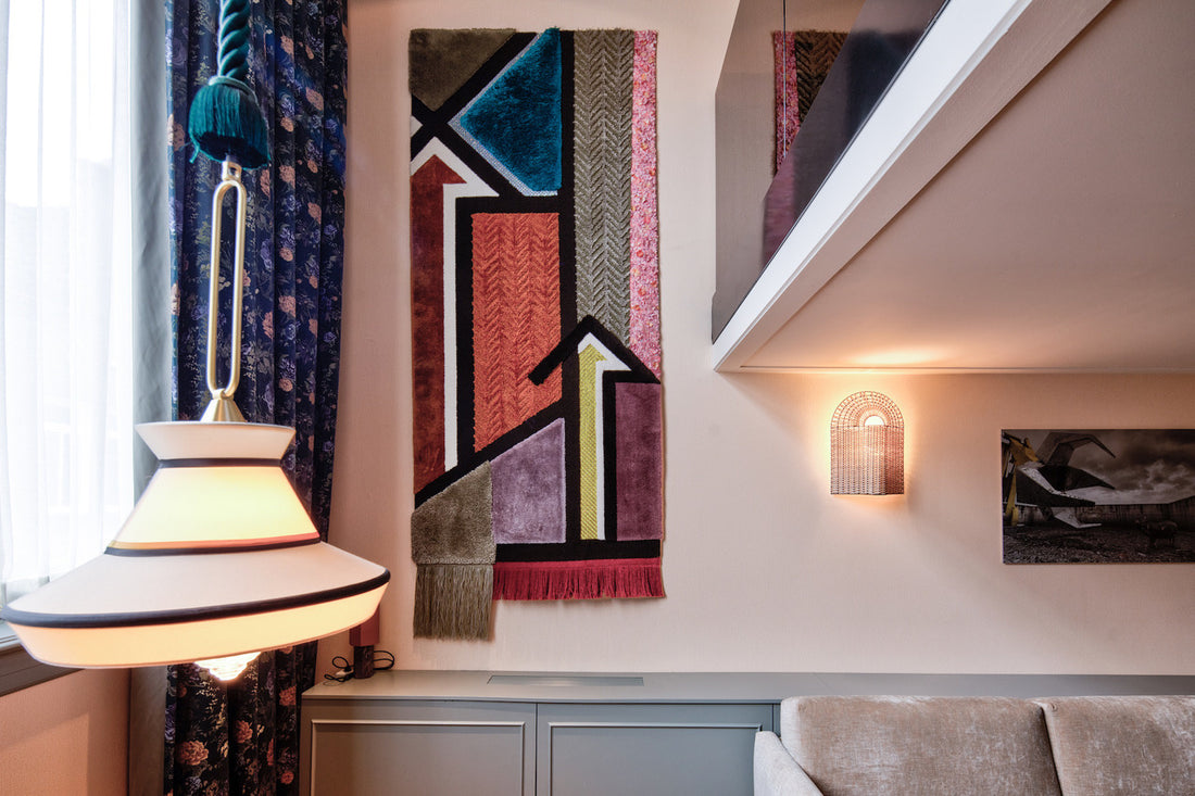Wall rug for Hotel Mercier by Claes Iversen