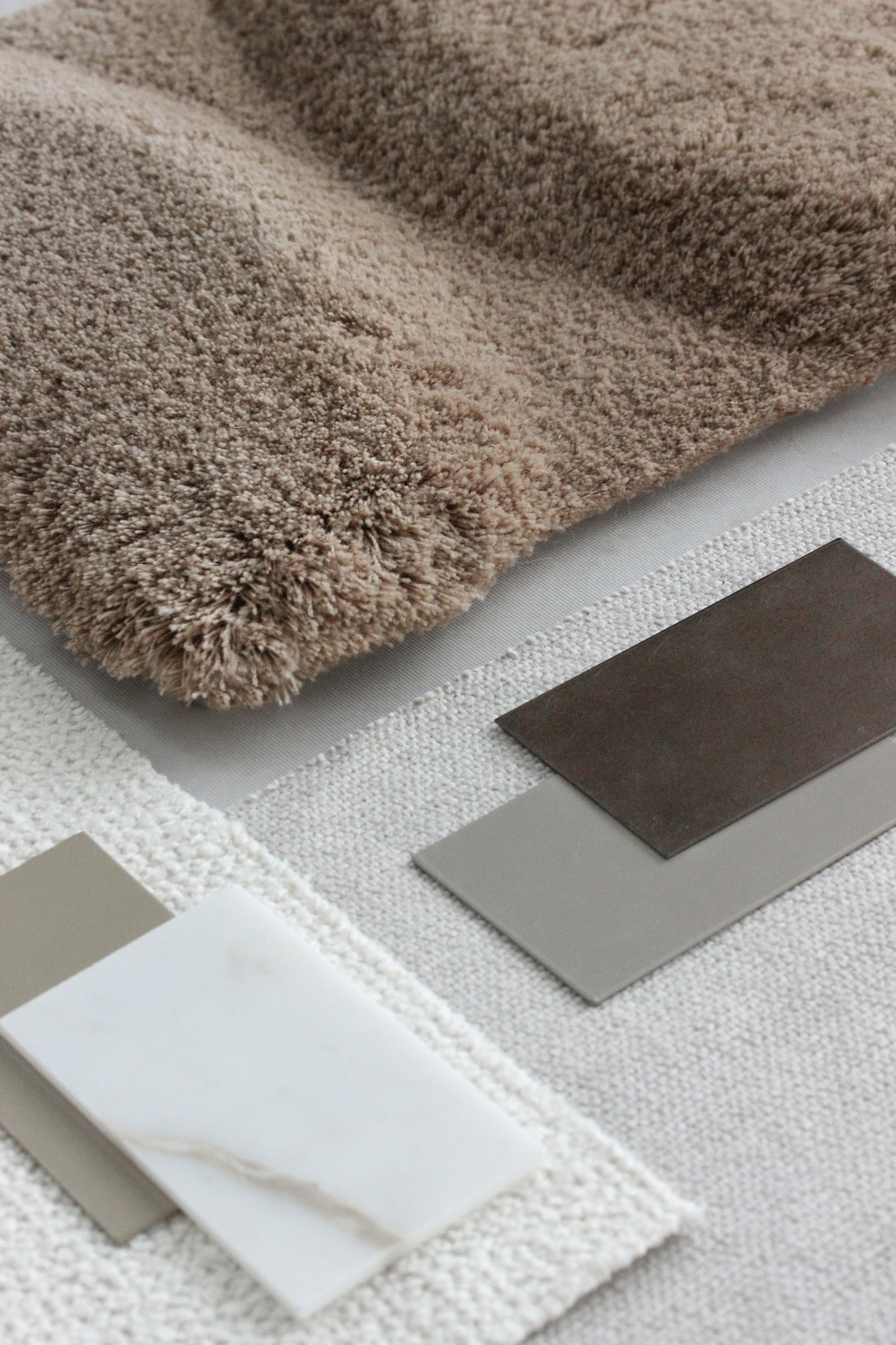 Land Mark - Color 4407 Mohair,  Hand tufted &amp; Hand carved