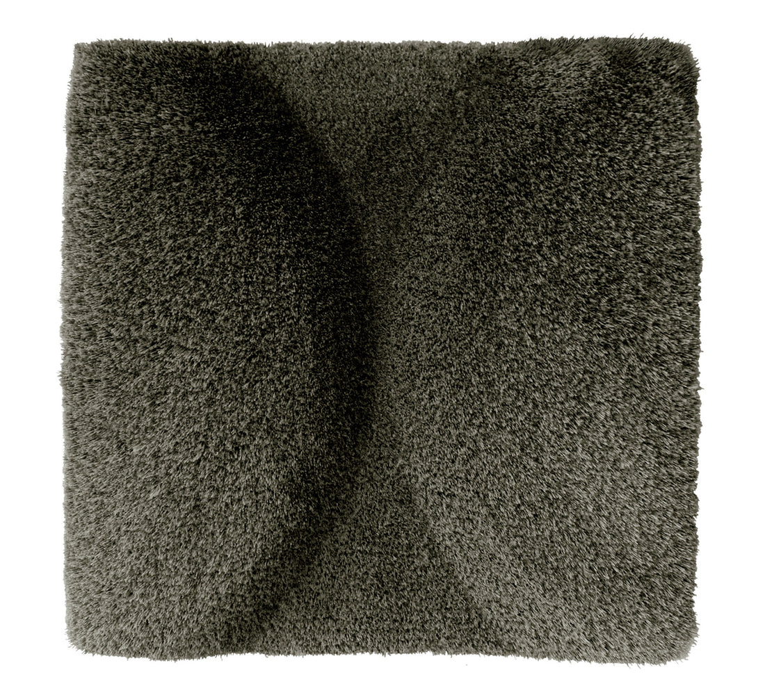 Land Mark - Mohair,  Hand tufted &amp; Hand carved,12 - 25 mm pile, dar olive 