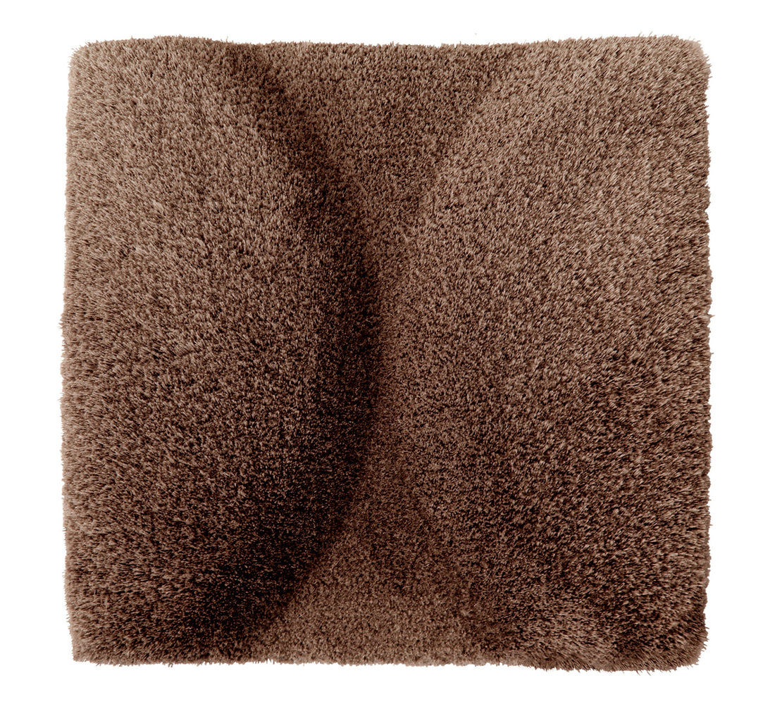 Land Mark - Mohair,  Hand tufted &amp; Hand carved,12 - 25 mm pile, dark brown 