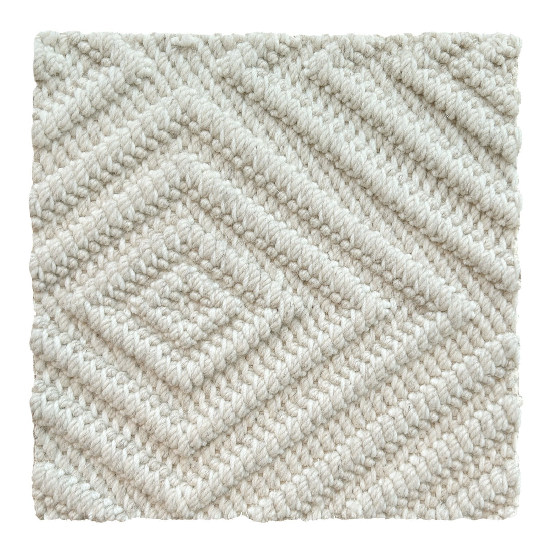 Lay Out - Wool rug, Wilton Woven,  Loop pile, light beige