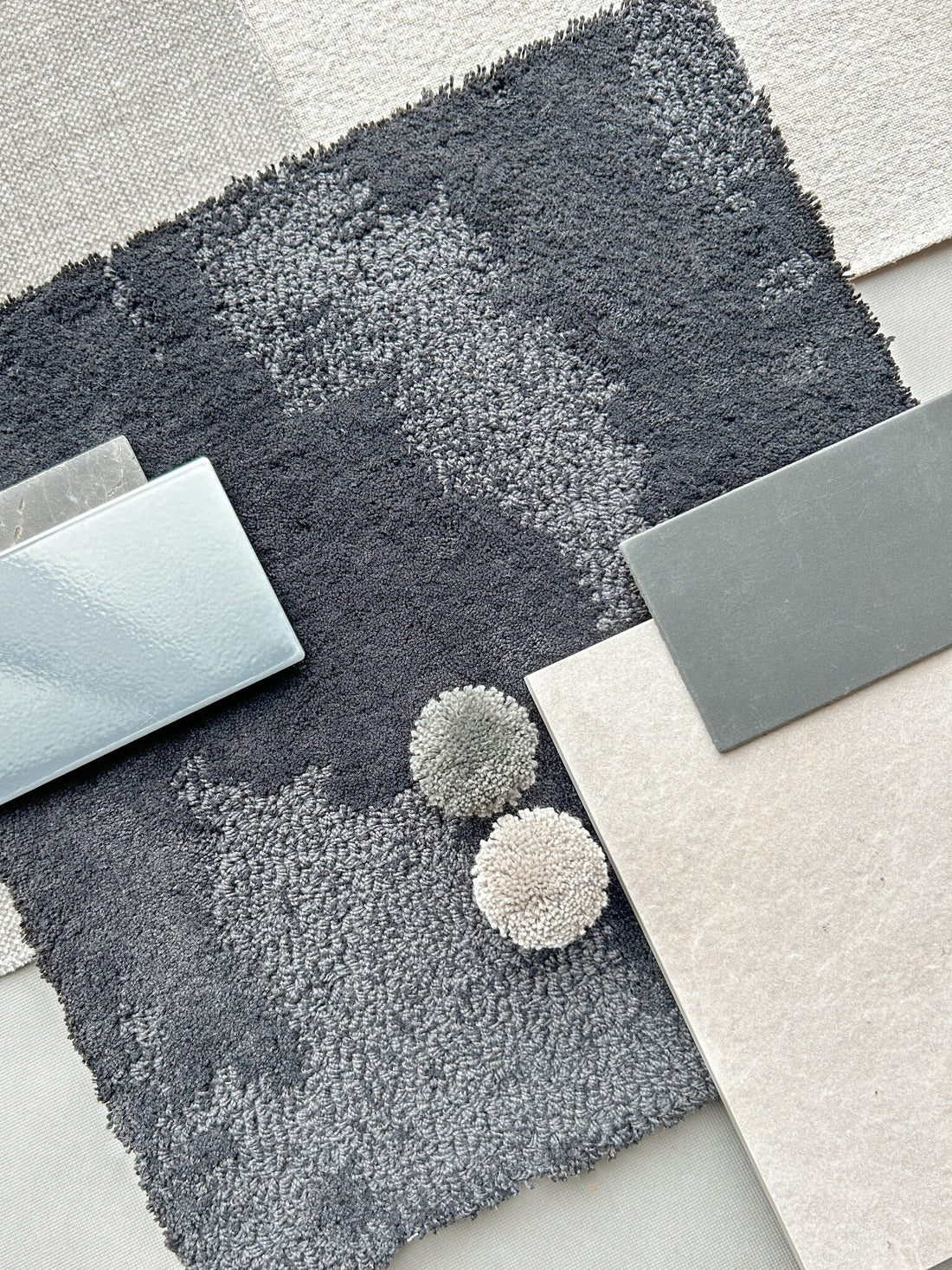 New Start Pattern A - Color 12 Biodegradable PET rug, Hand tufted