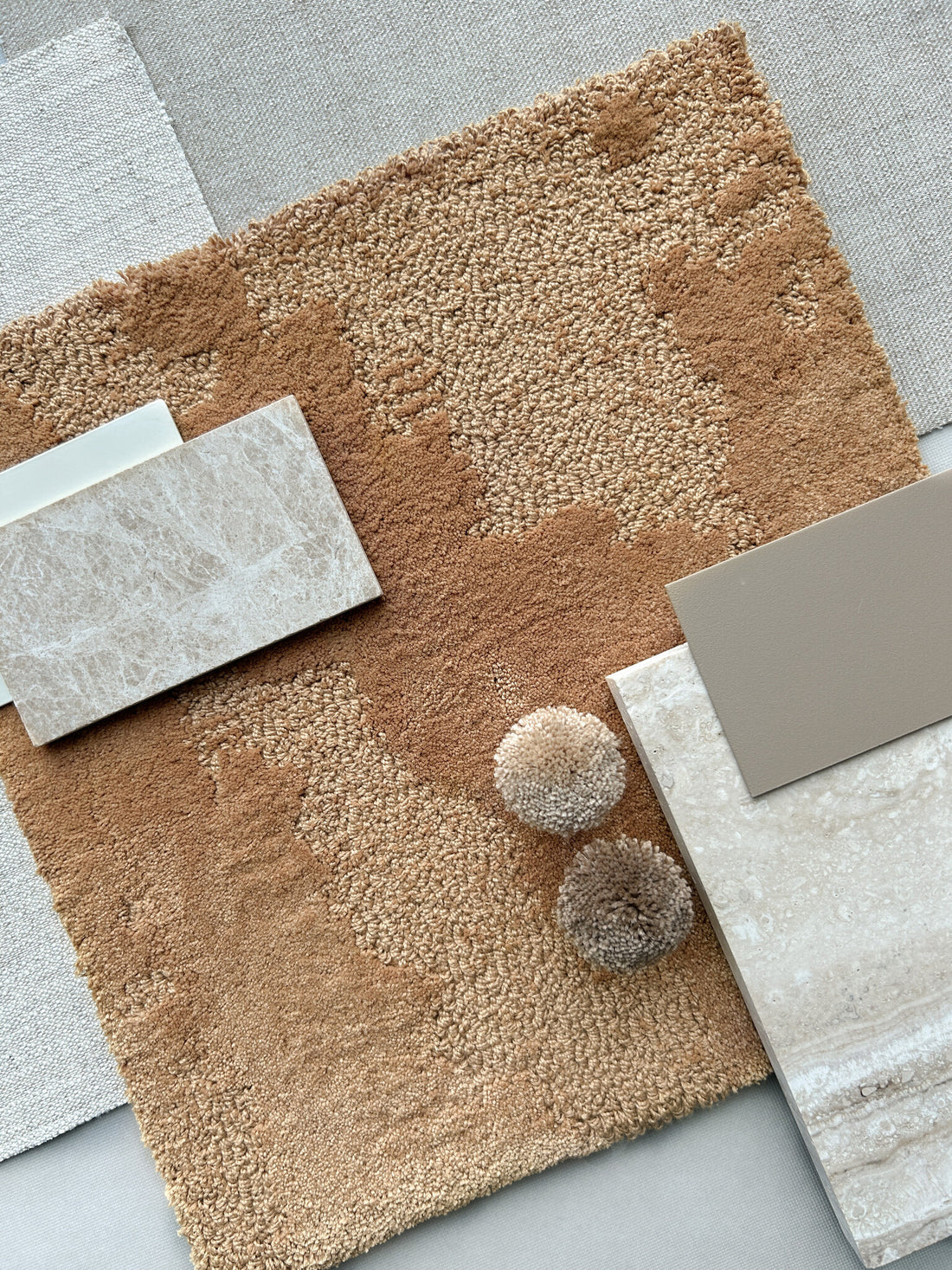 New Start Pattern A - Color  19 Biodegradable PET rug, Hand tufted