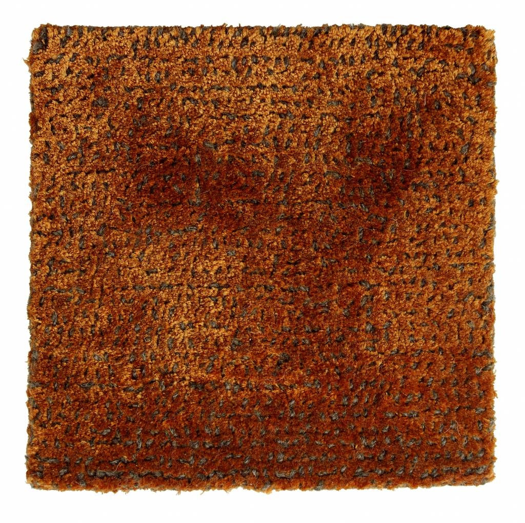 Perfect Match - Eucalyptus &amp; Wool rug, Hand tufted,12 mm pile, brown oranje