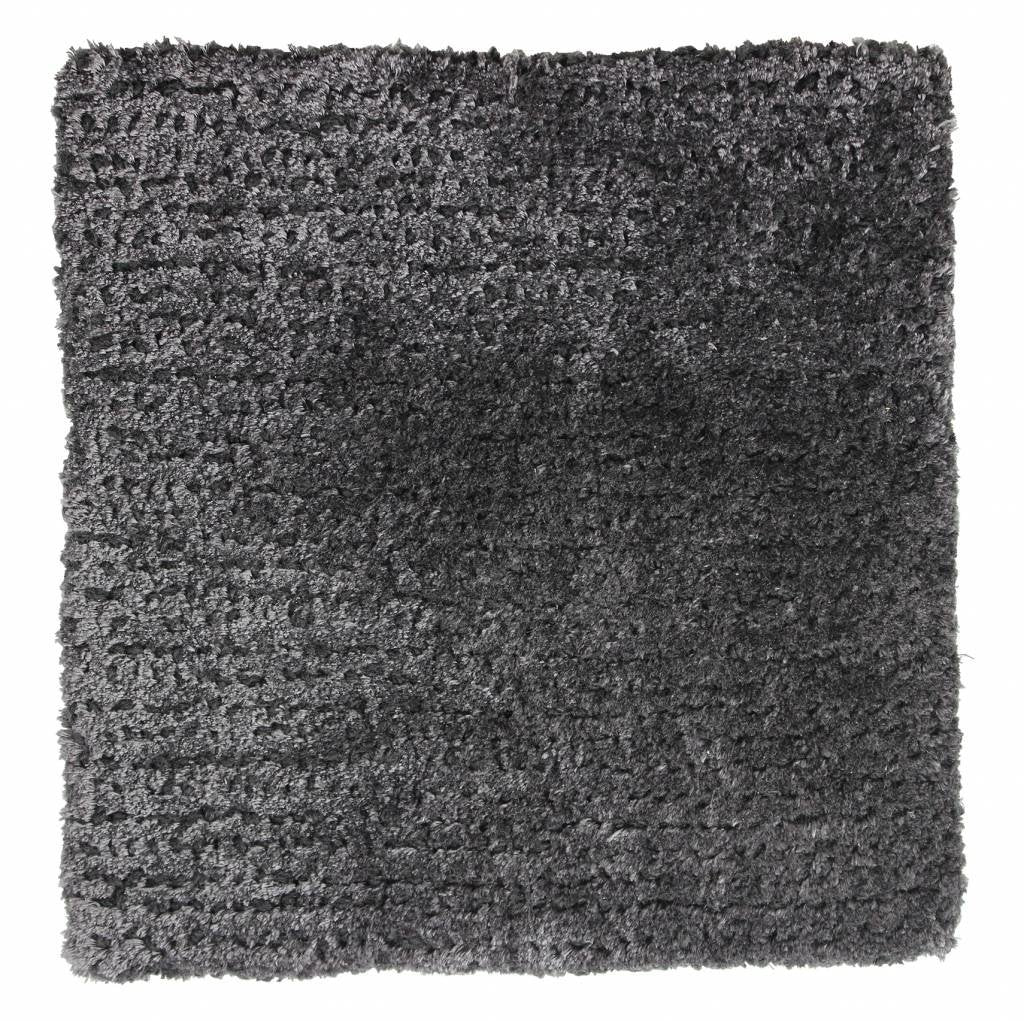 Perfect Match - Eucalyptus &amp; Wool rug, Hand tufted,12 mm pile, dark grey 