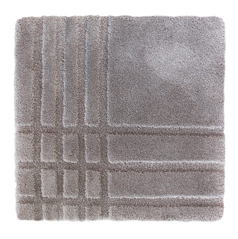 Day Light pattern D high - Bamboo, Hand tufted, 14 / 20 mm pile, bruin grijs