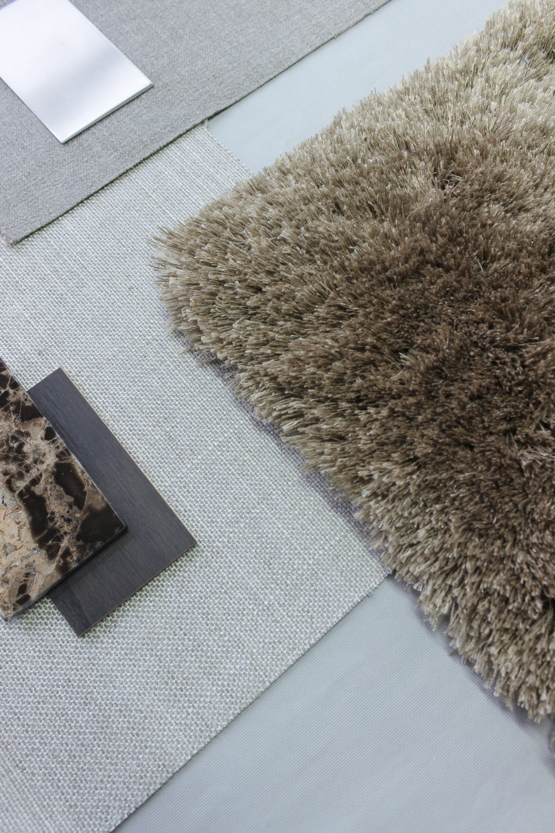 Show Off - Color 5602  Mohair &amp;  Bamboo rug, Hand tufted