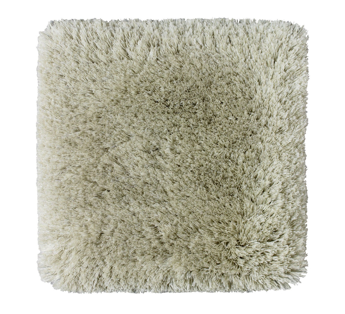 Show Off -  Mohair &amp;  Bamboo rug, Hand tufted, 40 mm pile, light green