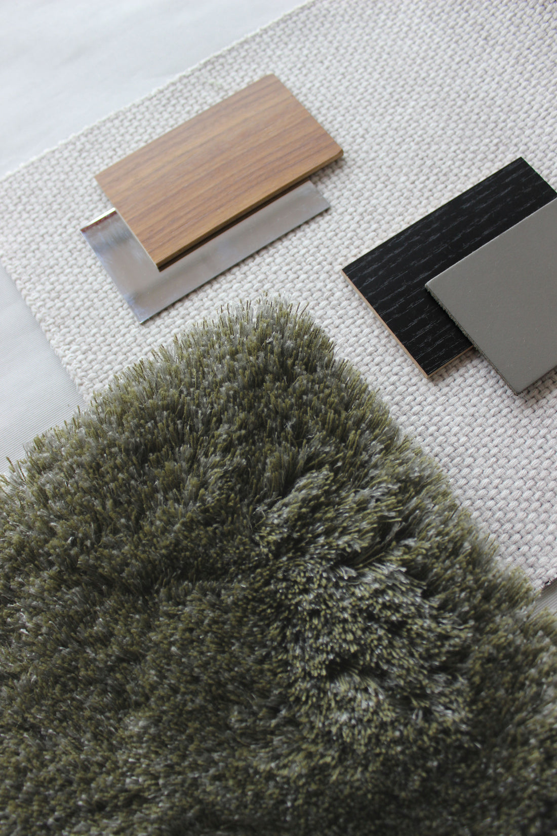 Show Off - Color 5606  Mohair &amp;  Bamboo rug, Hand tufted