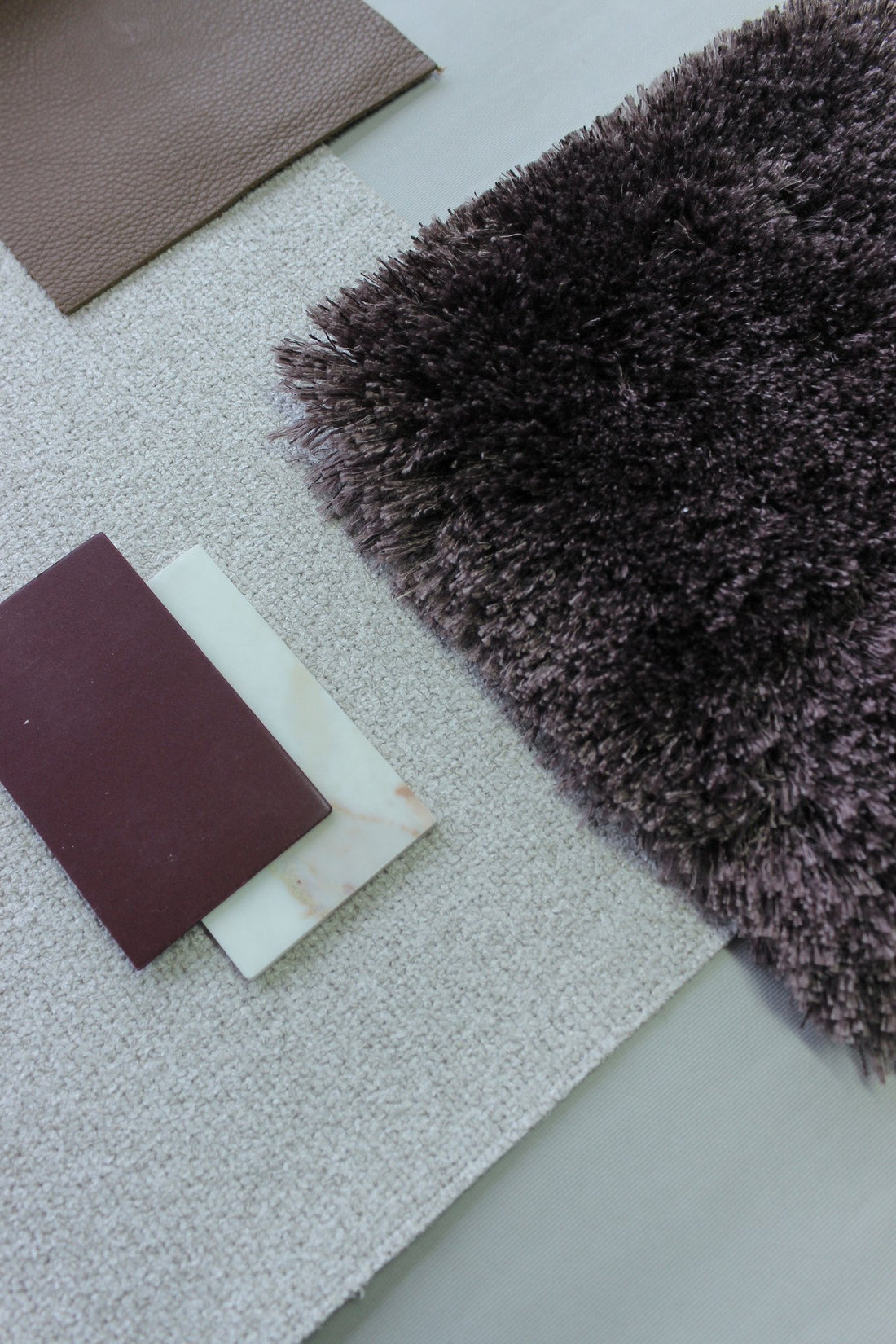 Show Off - Color 5608  Mohair &amp;  Bamboo rug, Hand tufted