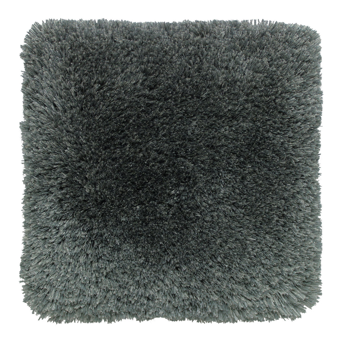 Show Off -  Mohair &amp;  Bamboo rug, Hand tufted, 40 mm pile, blue