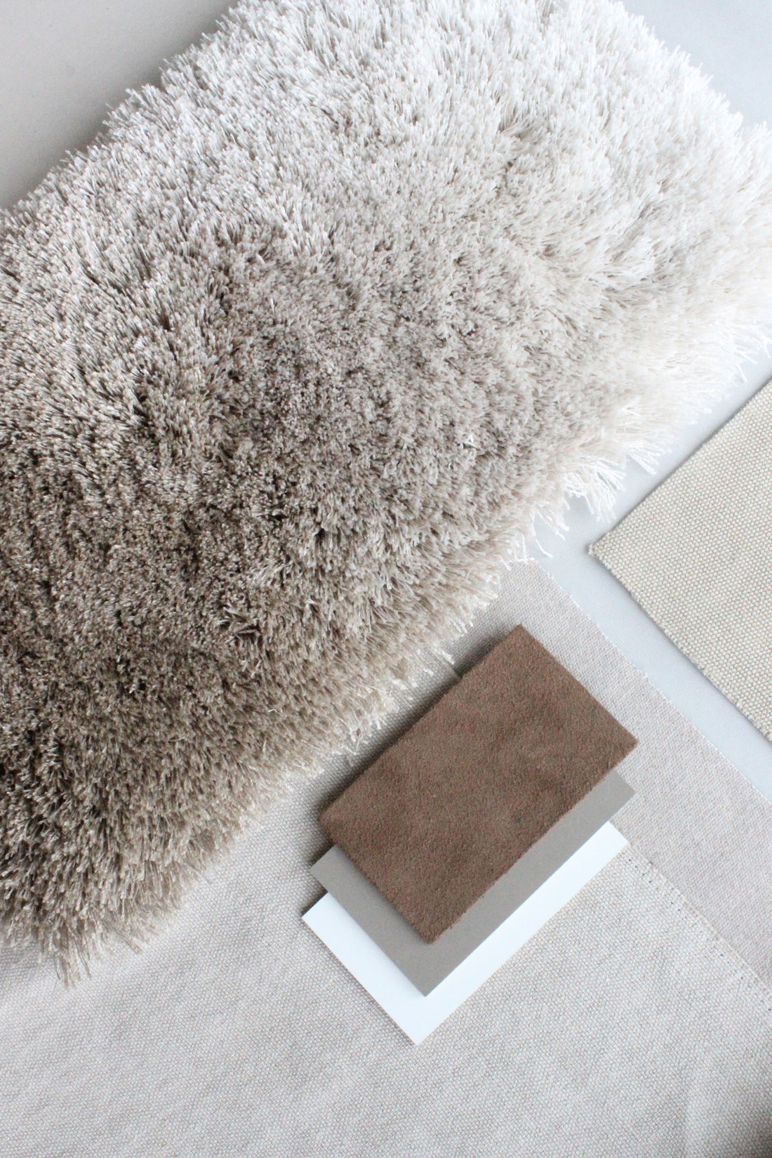 Show Off gradient -  Mohair &amp; Bamboo rug, Hand tufted
