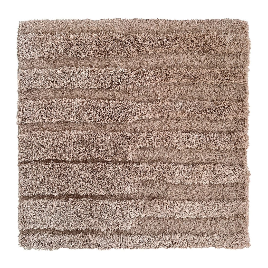 Un fold  -  Mohair Rug, Hand tufted, 14 mm &amp; 20 mm pille, rose gold 